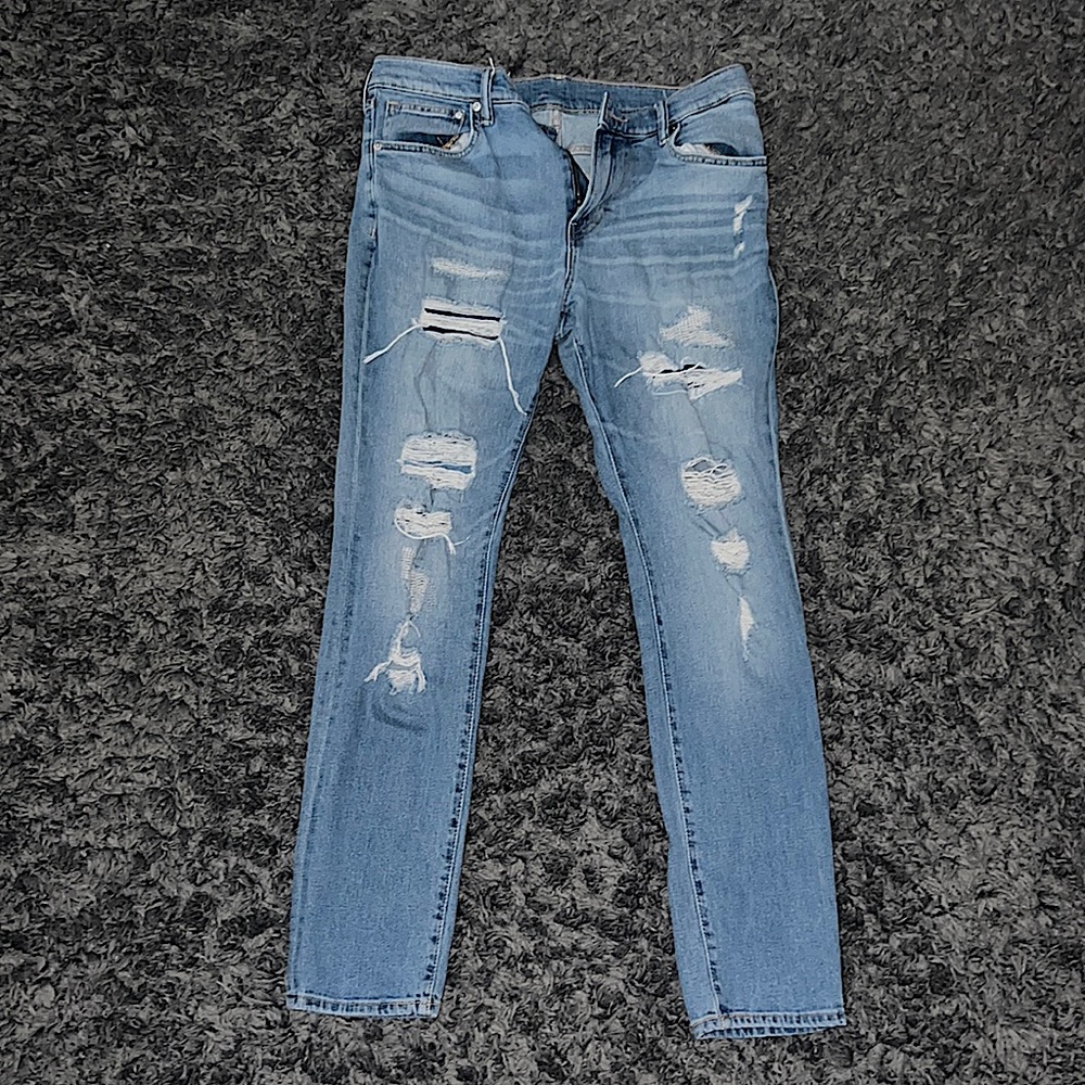 MENS Blue Skinny Jeans - H&M
